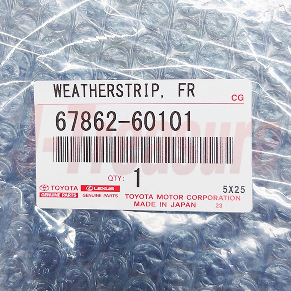TOYOTA LAND CRUISER FZJ100 '98-07 Genuine Front Door Weatherstrip RH & LH Set