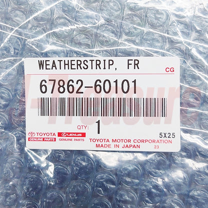 TOYOTA LAND CRUISER FZJ100 '98-07 Genuine Front Door Weatherstrip RH & LH Set