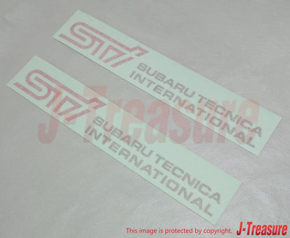 SUBARU Genuine Logo Sticker "Subaru Tecnica International" STSG14100310 OEM