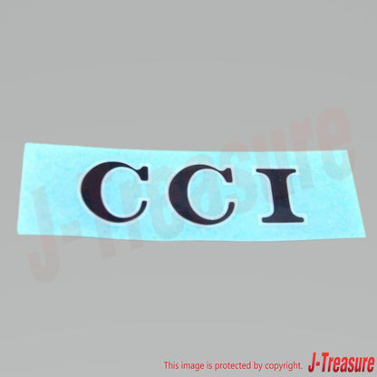 SUZUKI GT185 1973-1977 Genuine Frame Cover Emblem "CCI" 68171-26000 OEM