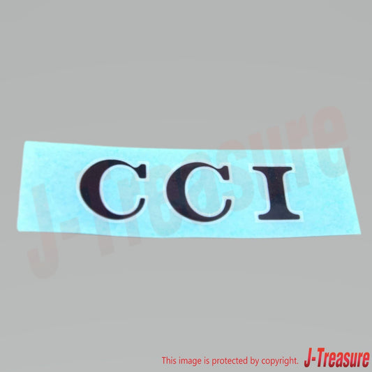 SUZUKI GT185 1973-1977 Genuine Frame Cover Emblem "CCI" 68171-26000 OEM
