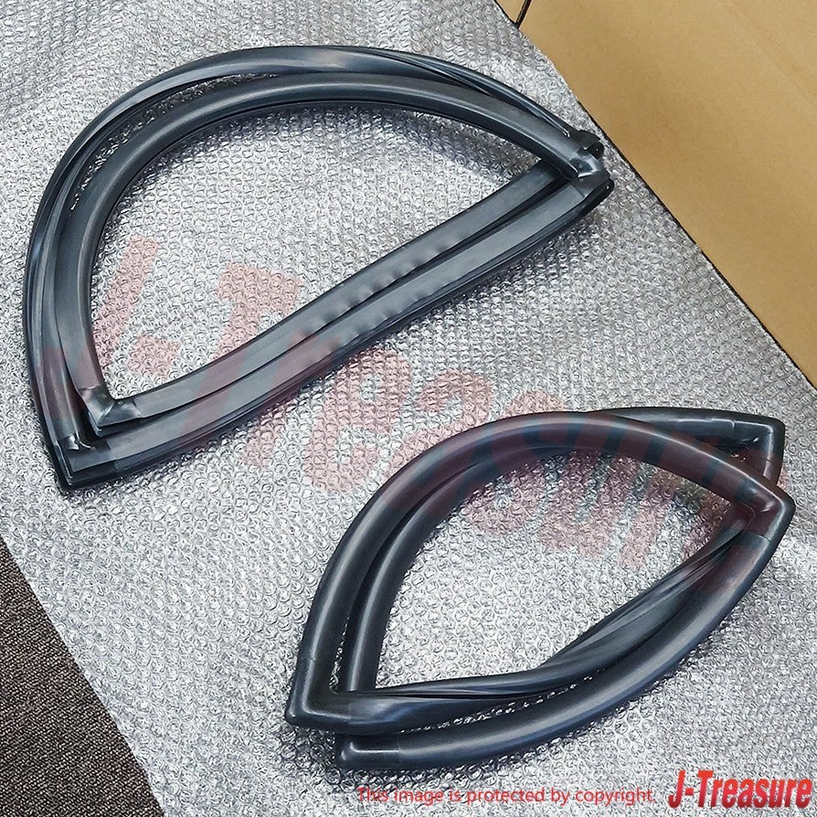TOYOTA LAND CRUISER BJ70 Genuine Back Door Glass Weatherstrip RH & LH Set OEM