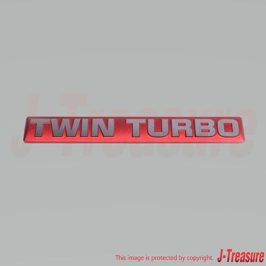 NISSAN SKYLINE GT-R R32/33/34 89-02 Genuine Twin Turbo Emblem 13291-05U10 OEM