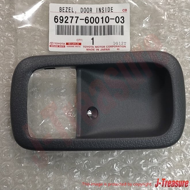 TOYOTA LAND CRUISER FZJ80 91-97 Genuine Inner Door Handle Bezel Gray 4Set OEM