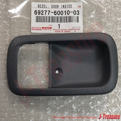 TOYOTA LAND CRUISER FZJ80 91-97 Genuine Inner Door Handle Bezel Gray 4Set OEM