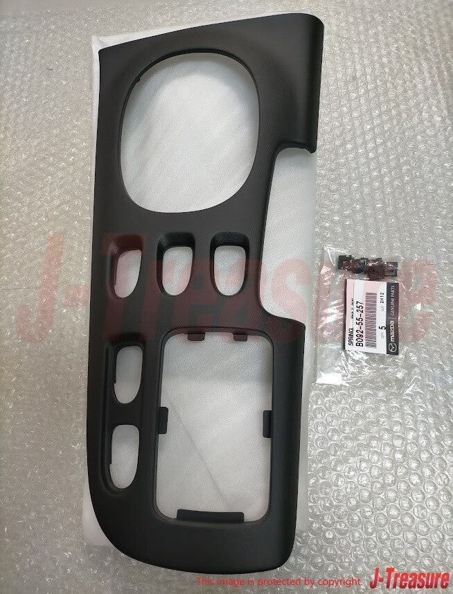 MAZDA RX-7 FD3S RHD Genuine Shift Switch Panel Trim Center Console & Clip x5 OEM