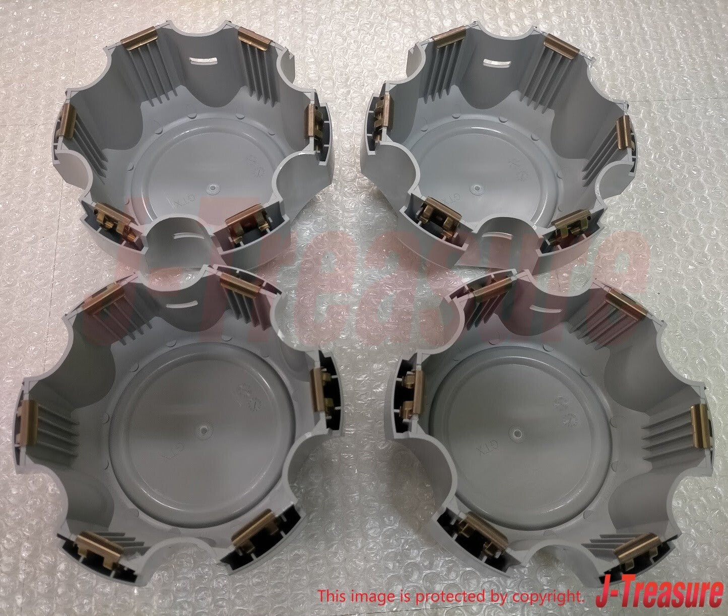 TOYOTA LAND CRUISER 80 Series Genuine Wheel Center Hub Cap Ornament 4pcs Set OEM