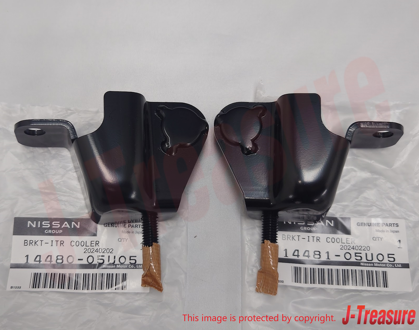 NISSAN SKYLINE GT-R R32 R33 89-98 Genuine Intercooler Bracket RH & LH Set OEM