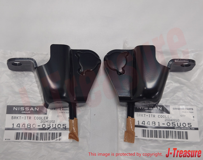 NISSAN SKYLINE GT-R R32 R33 89-98 Genuine Intercooler Bracket RH & LH Set OEM