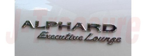 TOYOTA ALPHARD AYH30 2015-2023 Genuine Back Door Emblem "Executive Lounge" OEM