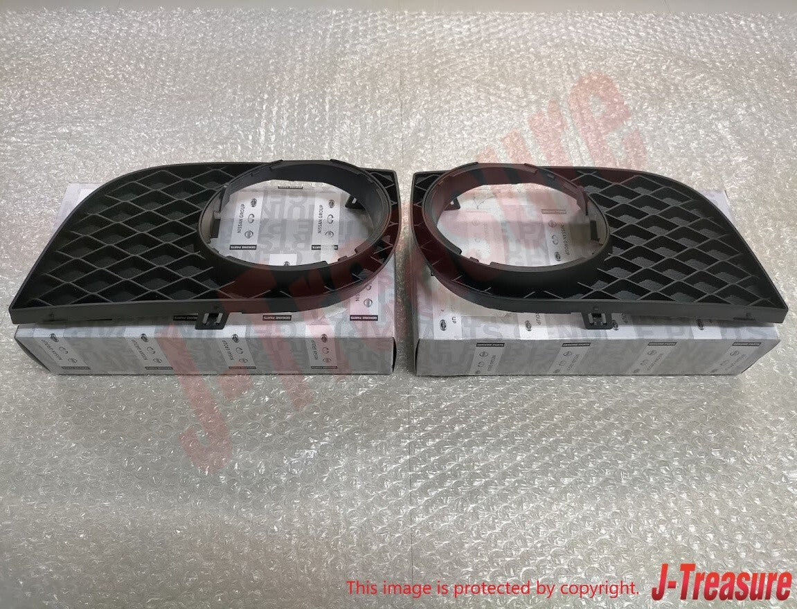 NISSAN INFINITY G25 11-12 G37 10-13 SEDAN Genuine Fog Lamp Trim Panel Set OEM