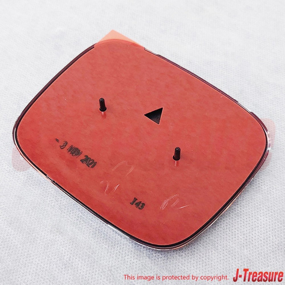 HONDA CIVIC Type R FK8 2017-2019 Genuine Front Red Emblem & Push Nut(x2) Set OEM