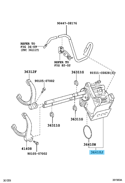 TOYOTA 4RUNNER TACOMA TUNDRA Genuine Transfer Shift Actuator 36410-34015 OEM