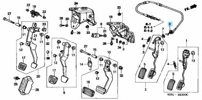 HONDA CIVIC TYPE-R EK9 Genuine Accelerator Throttle Wire Cable 17910-S03-Z02 OEM