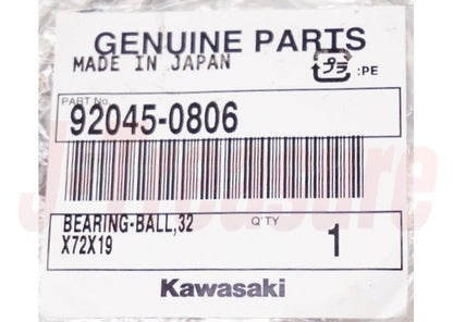 KAWASAKI KX450 '19-23 Genuine Crankshaft Bearing(32X72x19) RH 92045-0806 OEM