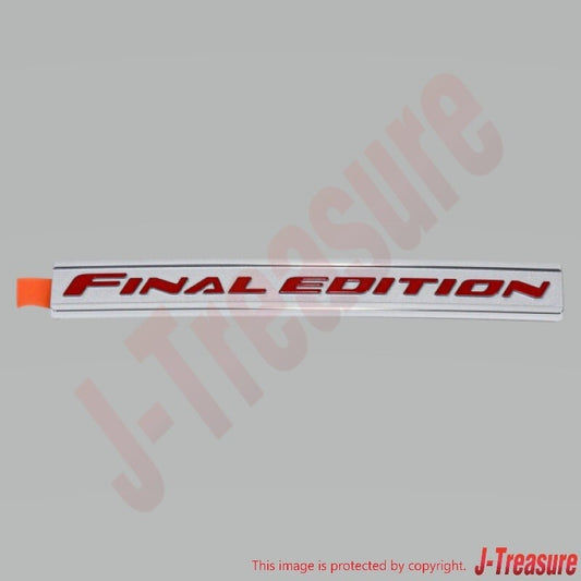 MITSUBISHI LANCER EVOLUTION 10 CZ4A Genuine Rear Emblem "FINAL EDITION" 7415A605