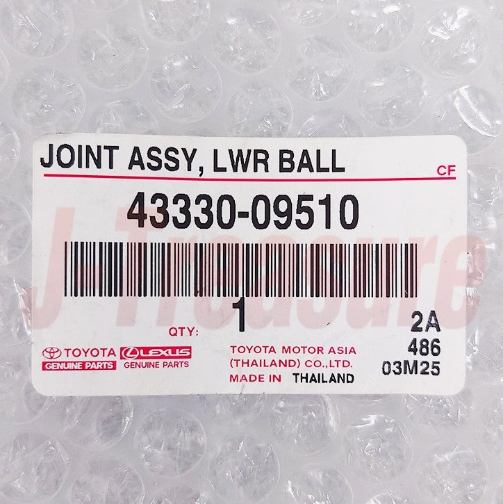 TOYOTA HILUX LAN25 04-12 Genuine Front Lower Ball Joint Assy 43330-09510 x2 Set