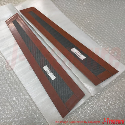 NISMO NISSAN SKYLINE GT-R BCNR33 GTS 2D ER33 Genuine Carbon Pillar Door Garnish