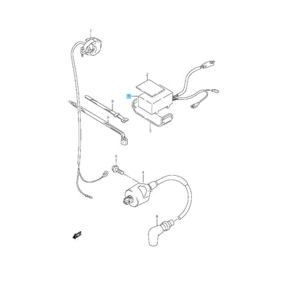 SUZUKI RM85 2002-2009 2012 2015-2023 Genuine CDI Unit Assy 32900-02B31 OEM
