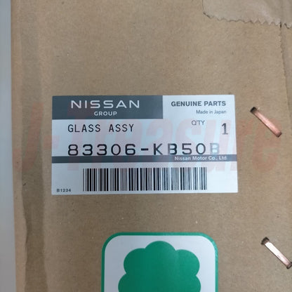 NISSAN GT-R R35 '11-23 Genuine Rear Quarter Glass Window Right 83306-KB50B OEM