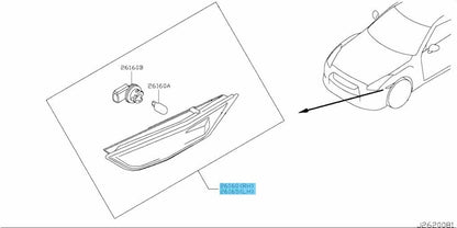 NISSAN GT-R R35 2009-2023 Genuine Side Flasher Lamp Assy RH & LH Set OEM JDM