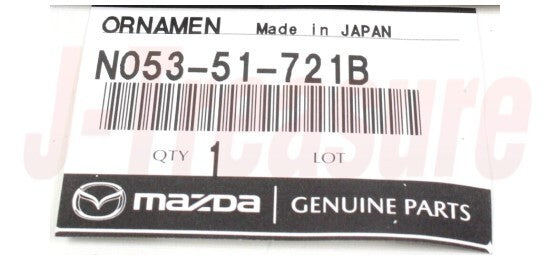 MAZDA MX-5 MIATA NB 97-03 Genuine Rear Car Name Emblem "Roadster" N053-51-721B