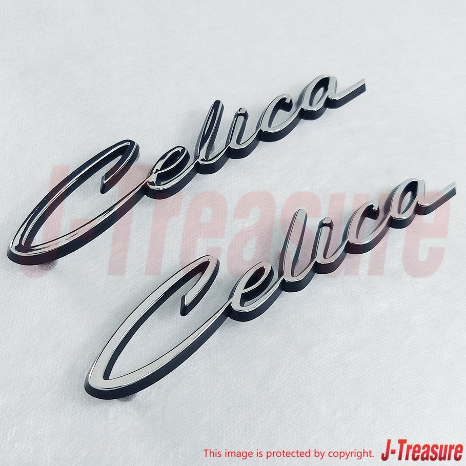 TOYOTA CELICA 1970-1977 A20 A30 Genuine Side Emblem Badge 75381-14913 x2 OEM