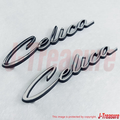TOYOTA CELICA 1970-1977 A20 A30 Genuine Side Emblem Badge 75381-14913 x2 OEM