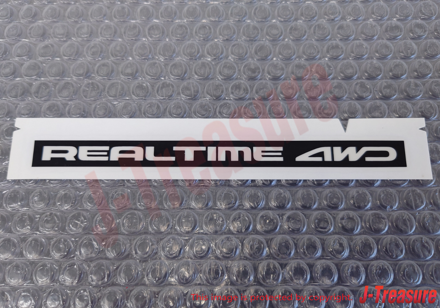 HONDA CR-V RD2 97-06 Genuine Rear Sticker "REALTIME 4WD" Decal 75722-S10-A01 OEM