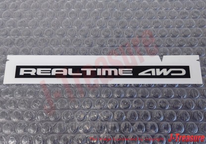 HONDA CR-V RD2 97-06 Genuine Rear Sticker "REALTIME 4WD" Decal 75722-S10-A01 OEM