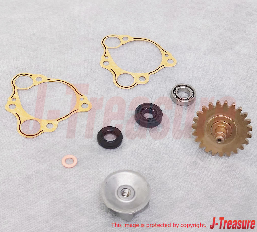HONDA CR125R 97-04 Genuine W/P Gear & Impeller & Bearing & Seal & Gasket(x2) Set