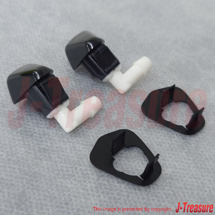 HONDA CIVIC EF EG 88-97 Genuine Front Windshield Washer Nozzle & Base Set