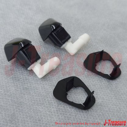 HONDA CIVIC EF EG 88-97 Genuine Front Windshield Washer Nozzle & Base Set