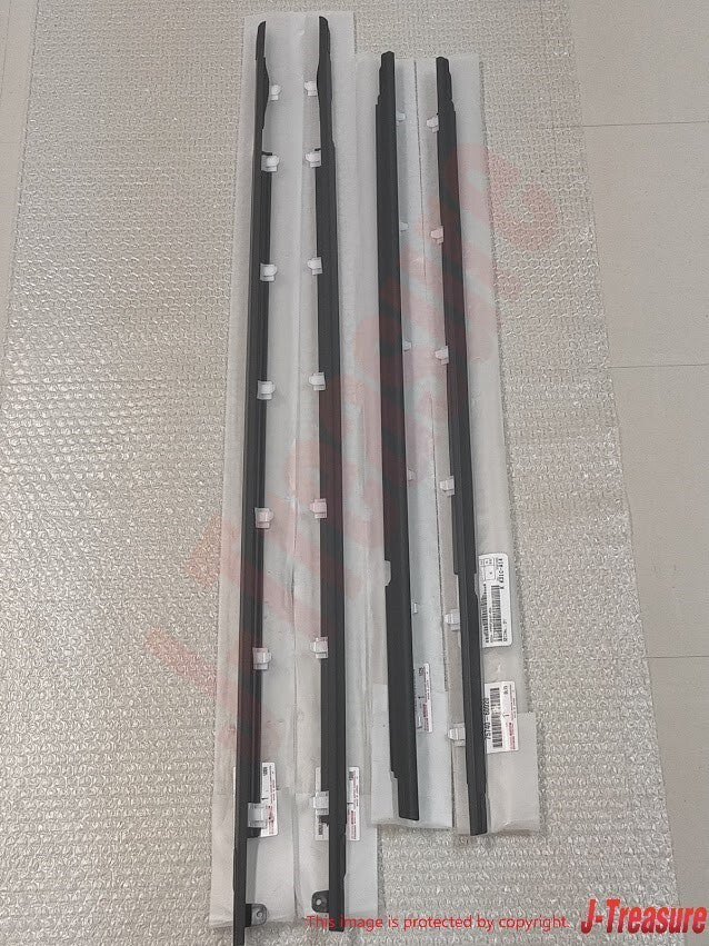 TOYOTA LAND CRUISER LEXUS 80 LX450 FZJ80 96-97 Genuine Door Belt Molding Set OEM