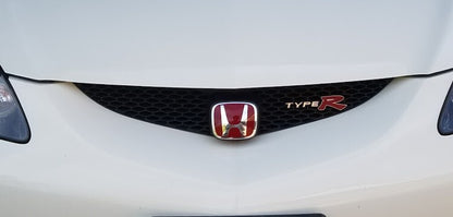 HONDA INTEGRA TYPE-R DC5 2005-2006 Genuine Front Grill Red "H" Emblem Badge OEM