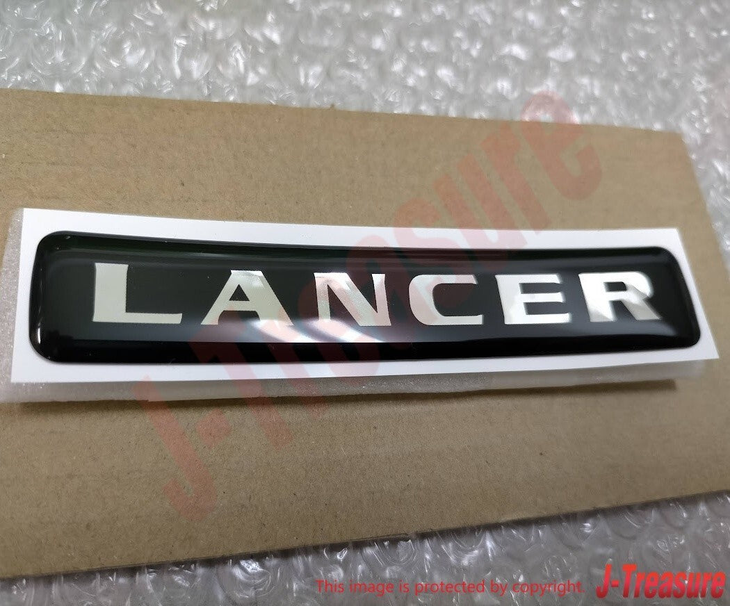 MITSUBISHI LANCER EVOLUTION 7 EVO7 CT9A Genuine "LANCER" Trunk Lid Emblem Budge