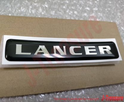 MITSUBISHI LANCER EVOLUTION 7 EVO7 CT9A Genuine "LANCER" Trunk Lid Emblem Budge