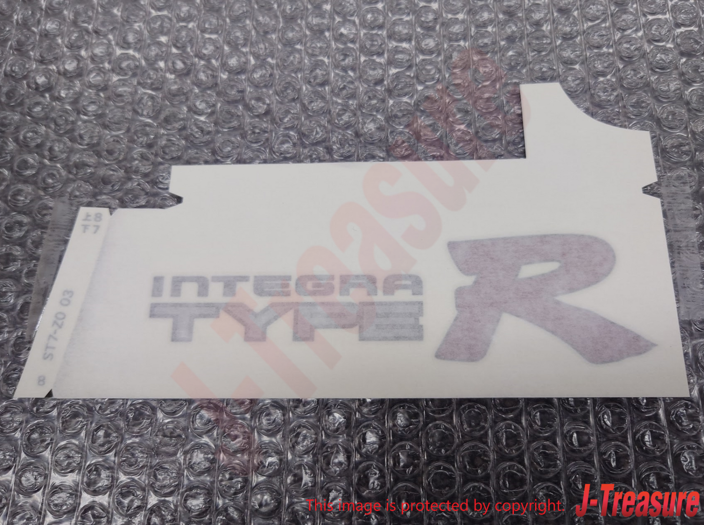 HONDA INTEGRA DC2 Genuine Rear Decal Sticker "TYPE R" Silve 75717-ST7-Z01ZA OEM