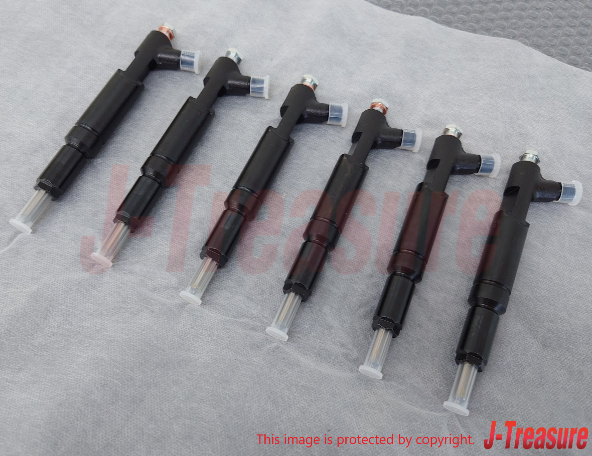 TOYOTA LAND CRUISER COASTER Genuine Fuel Injector Nozzle x6 Set 23600-17032 OEM