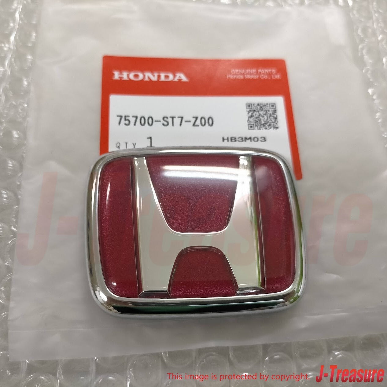 HONDA CIVIC TYPE-R EK9 99-00 Genuine Late Model Red Emblem Front & Rear Set OEM