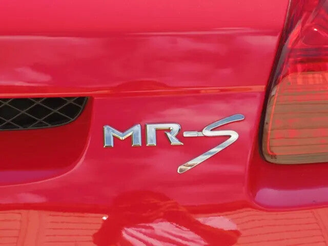 TOYOTA MR2 Roadster Spyder ZZW30 Genuine Front Black & Rear MR-S Emblem Set OEM