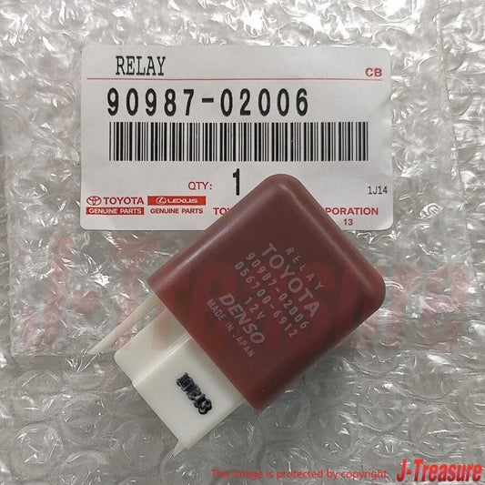 TOYOTA LEXUS Genuine Headlamp Headlight Relay 90987-02006 9098702006 DENSO OEM