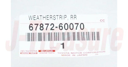 TOYOTA LAND CRUISER UZJ100 '98-02 Genuine Rear Door Weatherstrip RH & LH Set OEM4