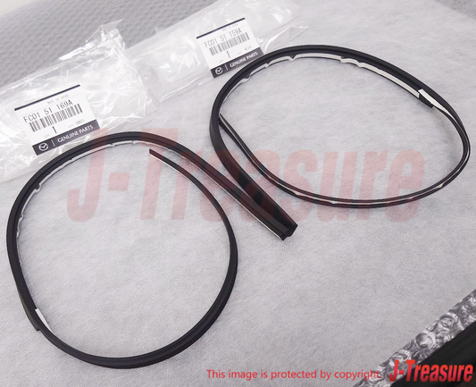 MAZDA RX-7 RX7 FC3S Genuine Rear Tail Light Lamp Weather Strips Right & Left OEM
