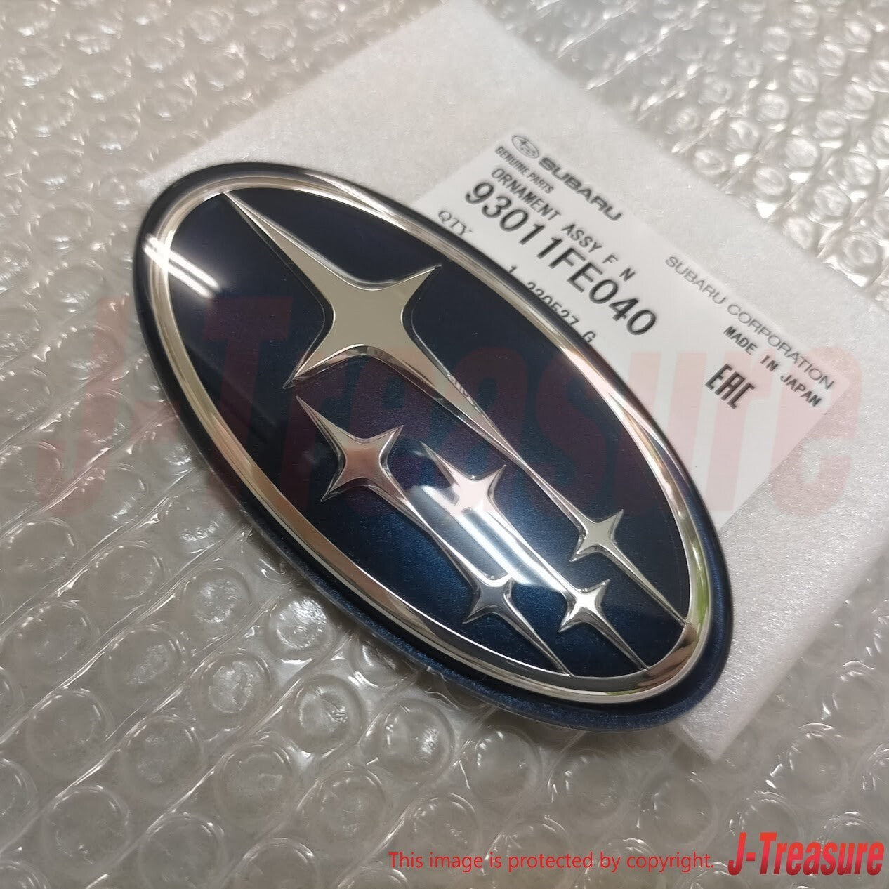 SUBARU IMPREZA WRX STI GD Genuine Front Grille Emblem 93011FE040 OEM