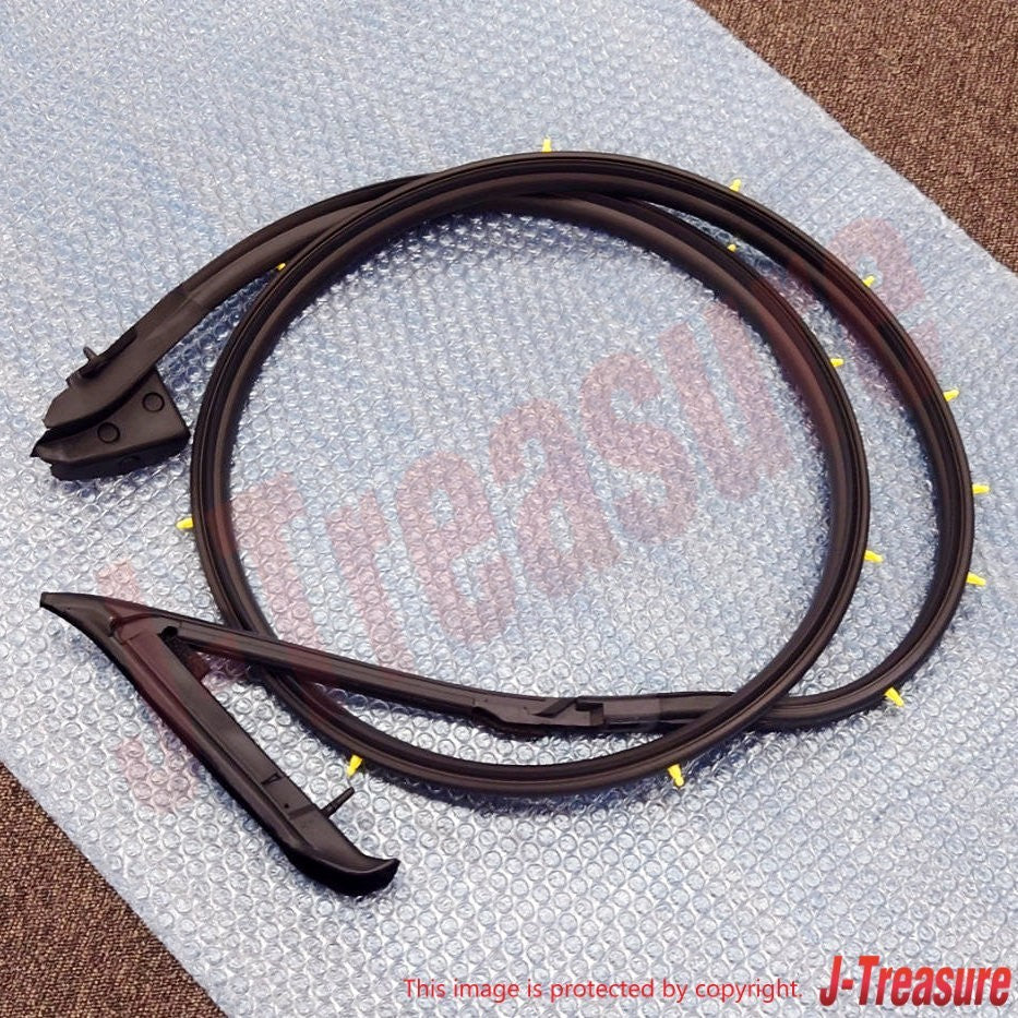 NISSAN 240SX SILVIA S13 89-94 Genuine Door Weatherstrip Seal Right Left Set OEM