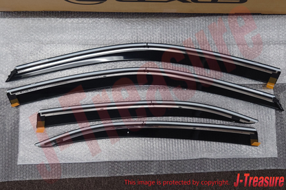 LEXUS IS250 IS300h IS350 GSE20 13-18 Genuine Front & Rear Exterior Visor Set OEM
