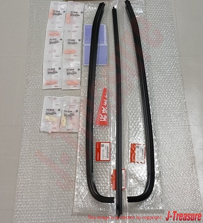 HONDA INTEGRA DC# 94-01 Genuine Front Windshield Molding Upper & RH & LH & Clip
