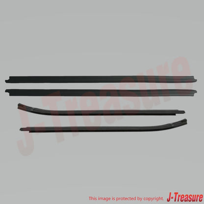 TOYOTA HILUX GGN25 Genuine Front & Rear Door Glass W/strip Outer RH & LH Set