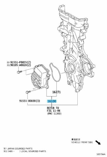 TOYOTA PRIUS LEXUS CT200H Genuine  Engine Electric Water Pump 161A0-29015 OEM